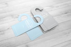 拉手吊牌效果图样机