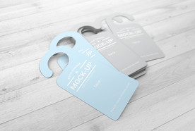 拉手吊牌效果图样机