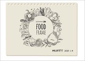 食物框架 手绘稿