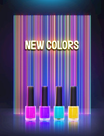 创意指甲油海报