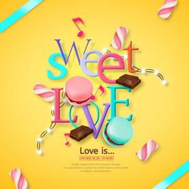 创意情人节礼物海报