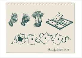 5款复古扑克牌图案