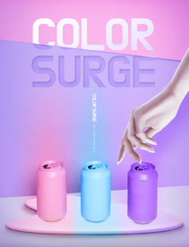 创意易拉罐海报背景