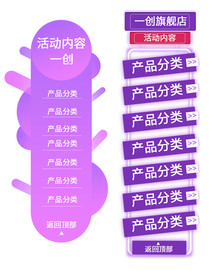 电商悬浮侧滑栏