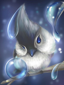 梦觉插画啄木鸟