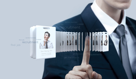 商务工作人员卡片