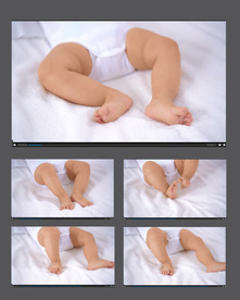 婴儿的小脚丫视频