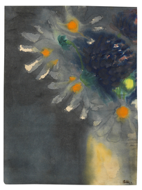 向日葵抽象油画