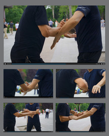 太极推手视频素材