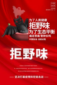 拒绝野味海报
