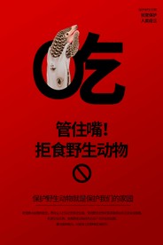拒绝野味海报