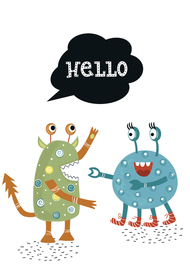 小清新创意卡通图案