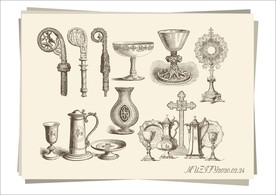 13款入欧式器皿手绘稿
