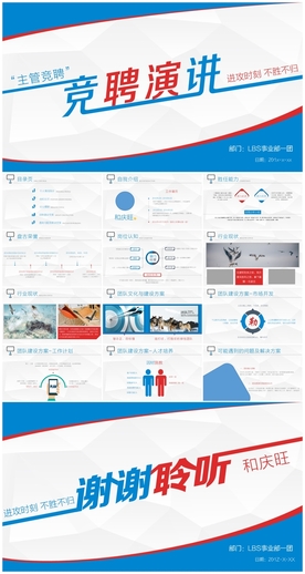 个人简历岗位竞聘求职晋升PPT