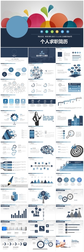 个人简历岗位求职竞聘晋升PPT