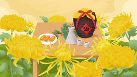 帮助老人关怀空巢老人插画