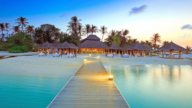 马尔代夫沙滩海岸小岛