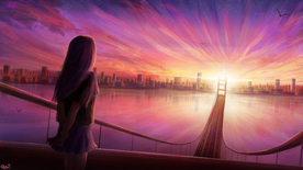 火烧云旭辉云霞图片