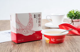 燕天滋开碗即食燕窝红碗照片