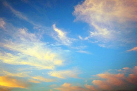 彩霞日出夕阳火烧云图片