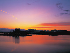 彩霞日出夕阳火烧云图片