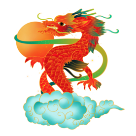 龙国潮插画