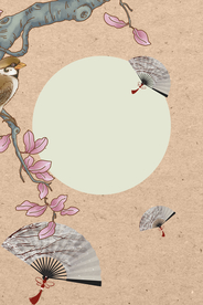 中国风淡雅海报背景