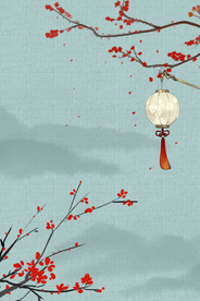 中国风淡雅海报背景