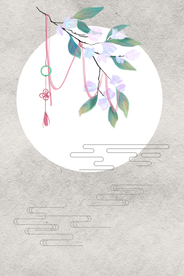 中国风淡雅海报背景