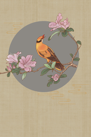 中国风淡雅海报背景