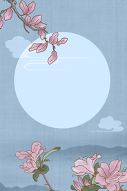 中国风淡雅海报背景