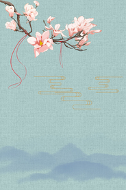 中国风淡雅海报背景