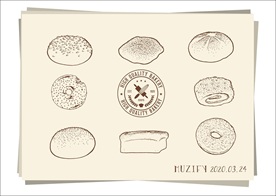 8款入面包手绘稿