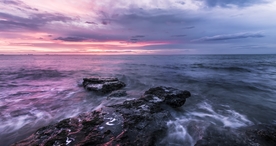 彩霞日出夕阳火烧云