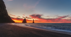 彩霞日出夕阳火烧云