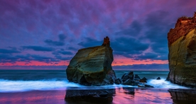 彩霞日出夕阳火烧云图片