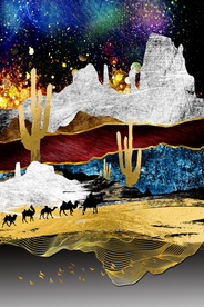 北欧背景墙装饰画