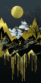 现代背景墙装饰画