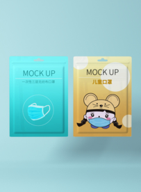 口罩包装样机