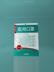 口罩包装样机