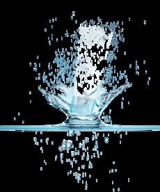 蓝色化妆品海报