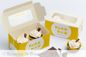 蛋糕盒包装样机