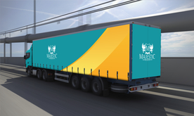 大车车身广告样机