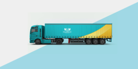 大车车身广告样机