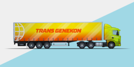 大车车身广告样机