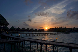 马尔代夫 黄昏