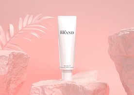 粉色化妆品广告