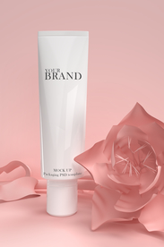 粉色化妆品广告