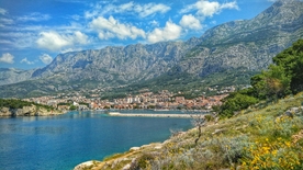 克罗地亚海岸风景