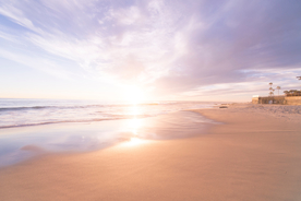 沙滩海岸唯美图片